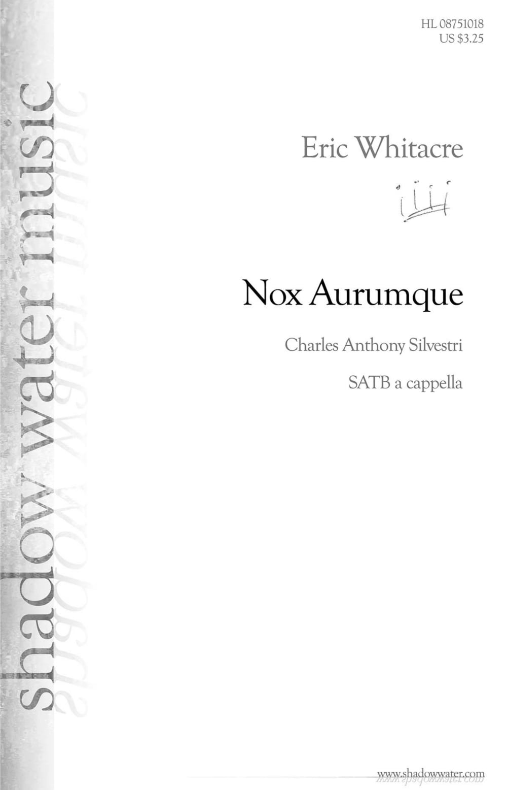 eric whitacre nox aurumque